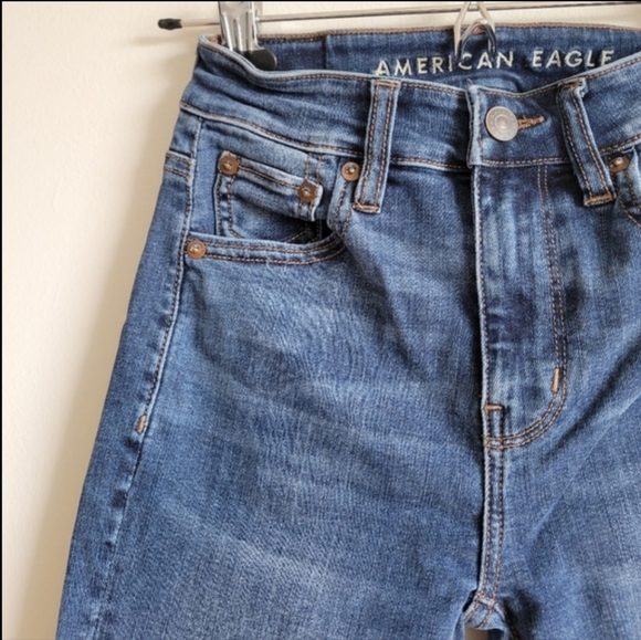 ❤[3/$35] AE Next Level Slim Straight Jean Cropped Petite Length - Picture 7 of 9
